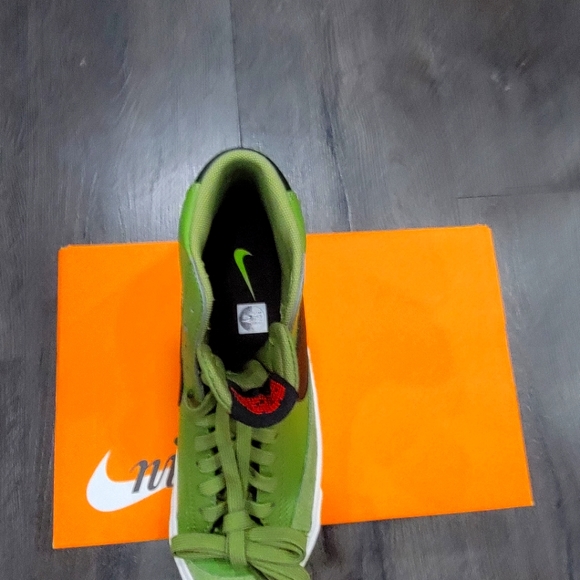 COPY - NIKE BLAZER MID 5.5y green..NEW ORIGINAL - Picture 10 of 12
